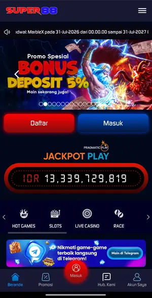 SUPER88 APK beranda